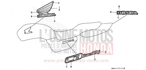 MARQUE (CB750F2) CB750F2S de 1995